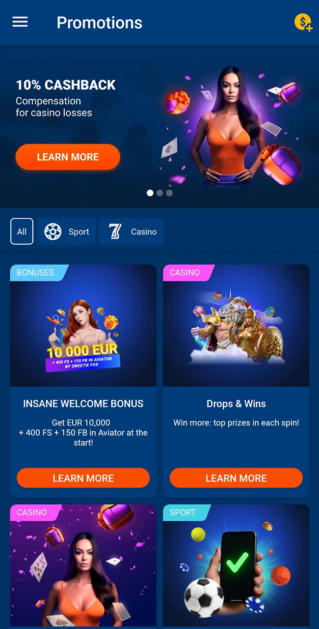 Claim bonuses on the official Mostbet website.