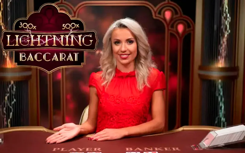 Play Lightning Baccarat at official Mostbet casino.