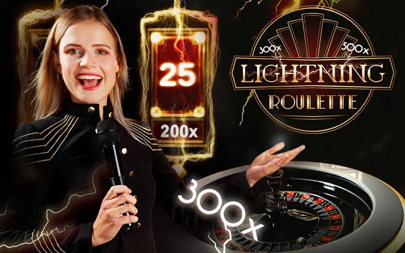 Play Lightning Roulette on official Mostbet website.