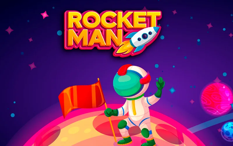 Launch Rocketman on the official Mostbet platform.